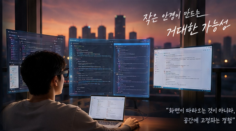 URXR One 멀티스크린 활용 이미지