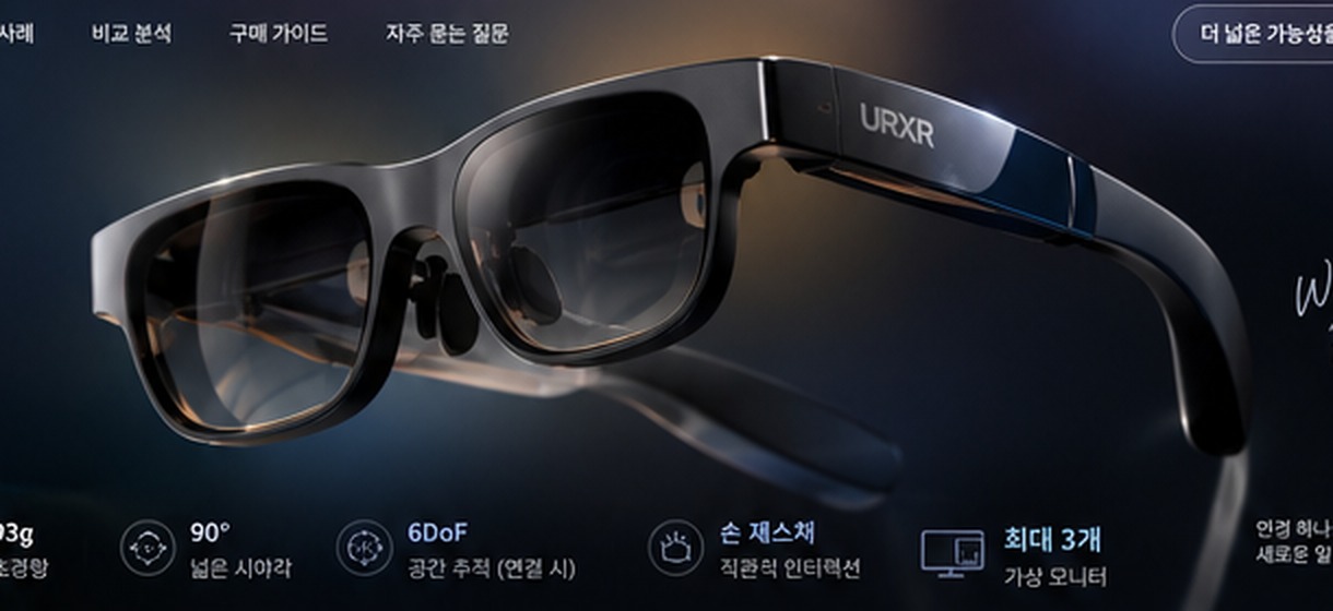 URXR One 스타일의 제품 렌더 이미지