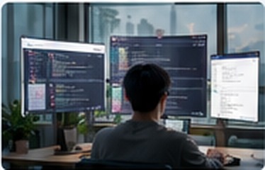 QA 및 멀티태스킹 작업 공간 이미지